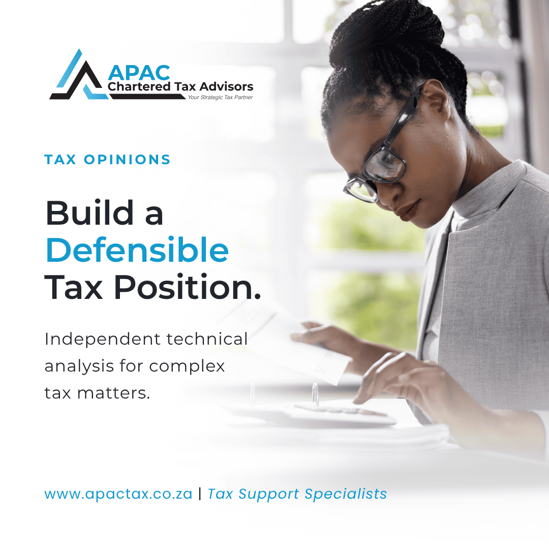 Independent written tax opinions and second opinions